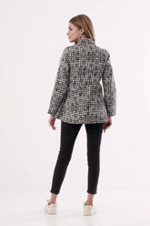Women's Blazer (Navy Check)